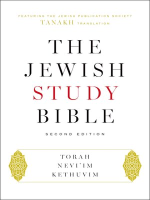 cover image of The Jewish Study Bible